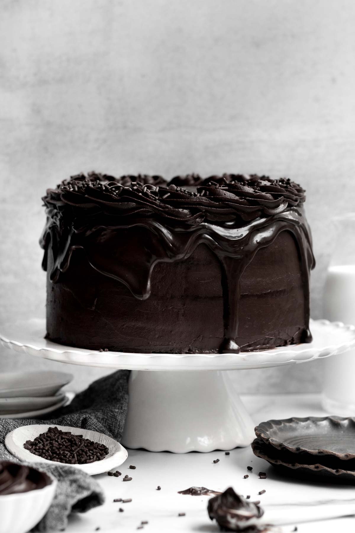 Chocolate Layer Cake with Mascarpone and Caramelised Meringues - Dani's  Cookings