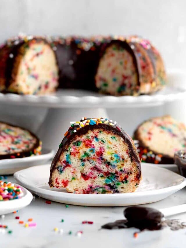 Gluten Free Funfetti Bundt Cake
