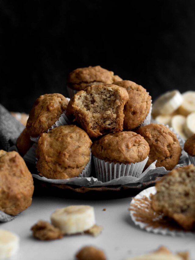 Gluten Free Banana Mini Muffins