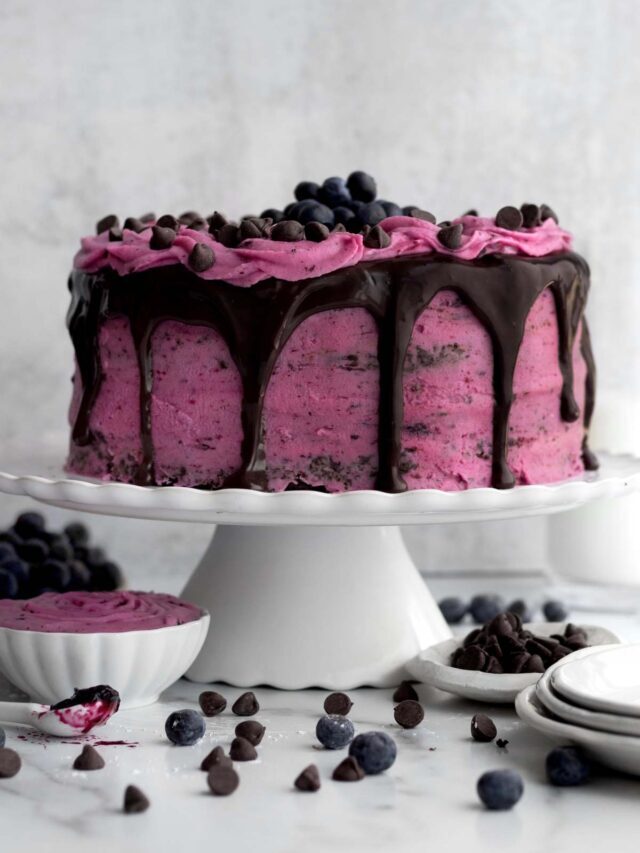Blueberry Chocolate Cake