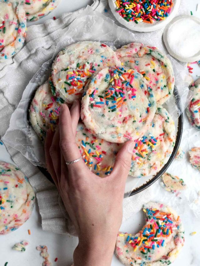 Soft & Chewy Sprinkle Sugar Cookies