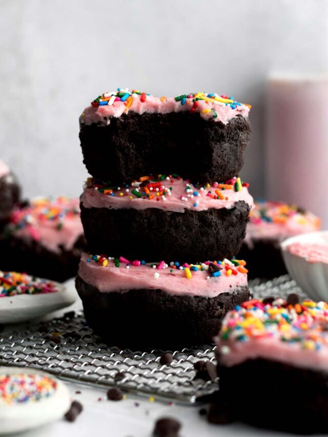 Eggless Birthday Donuts