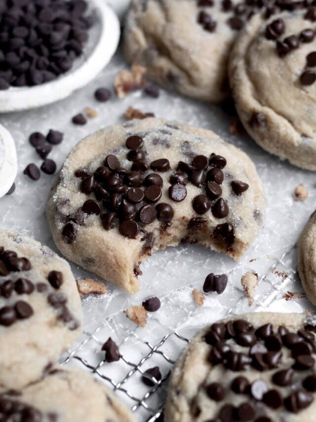 Eggless Chocolate Chip Sugar Cookies