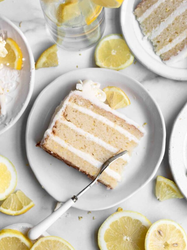 Eggless Lemon Cake