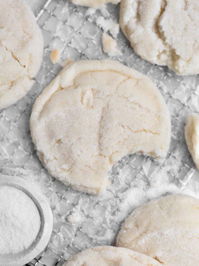 Chewy Small Batch Sugar Cookies