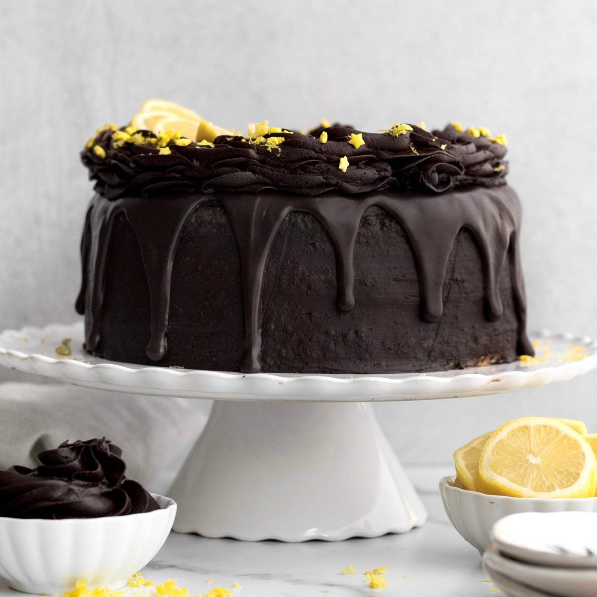 Chocolate Lemon Cake - Lane & Grey Fare