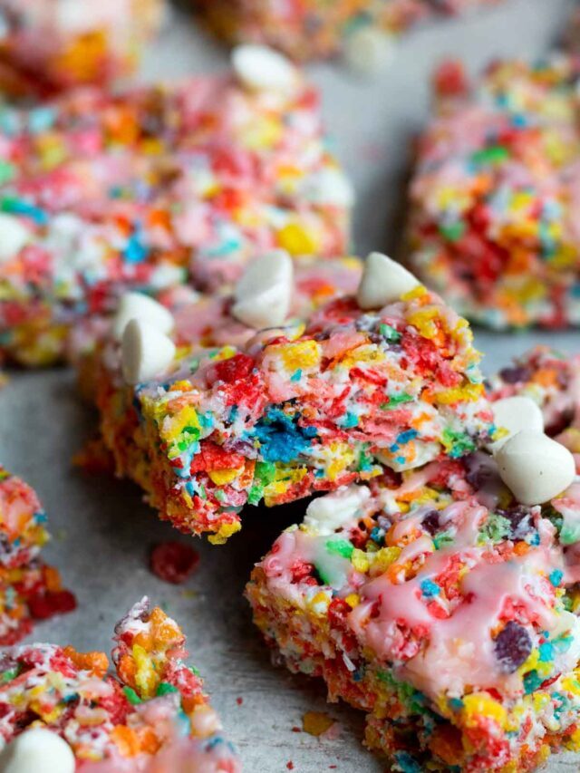 Fruity Pebble Crispy Treats