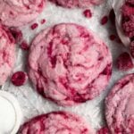 Irresistible Raspberry Cookies infused with luscious raspberries and coated perfectly in sugar.