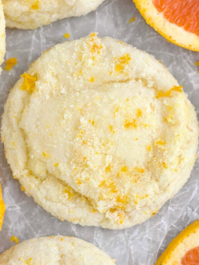 Soft & Chewy Orange Cookies