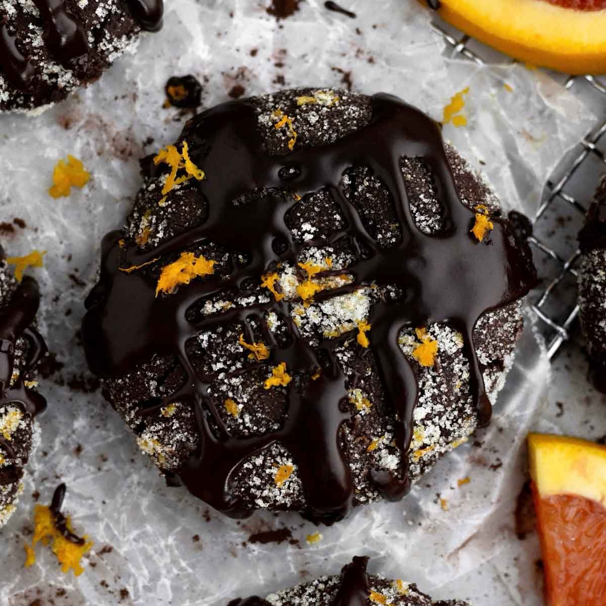 Dark Chocolate Cookie Cake - The Bitter Side of Sweet