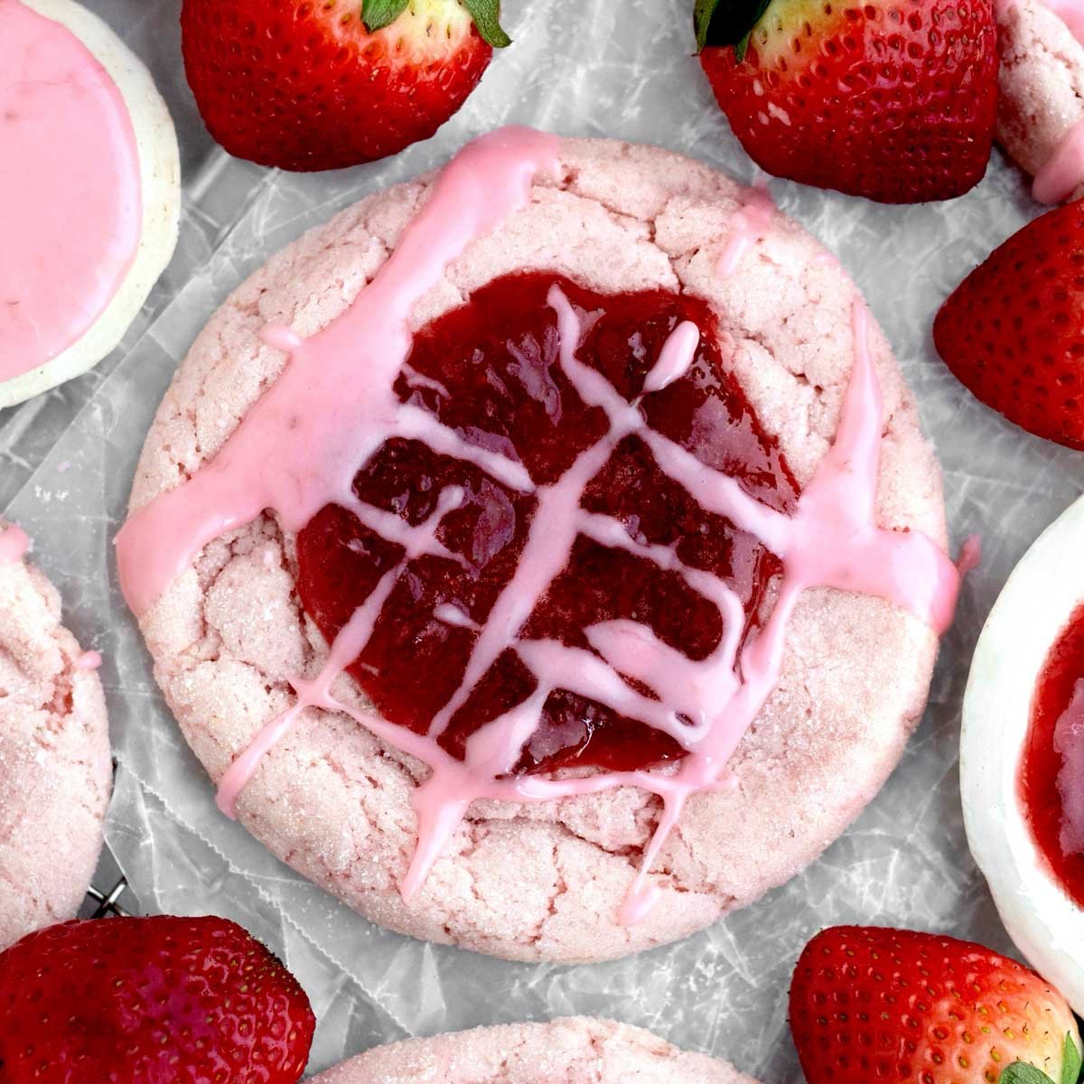 Strawberry Jam Cookies - Lane & Grey Fare