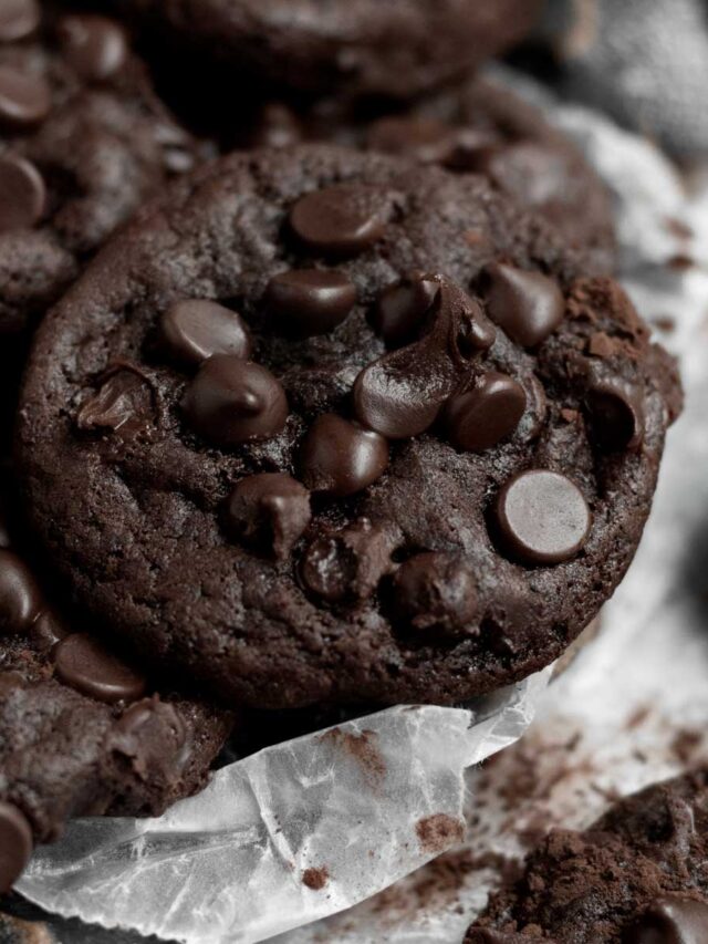 Mini Dark Chocolate Cookies