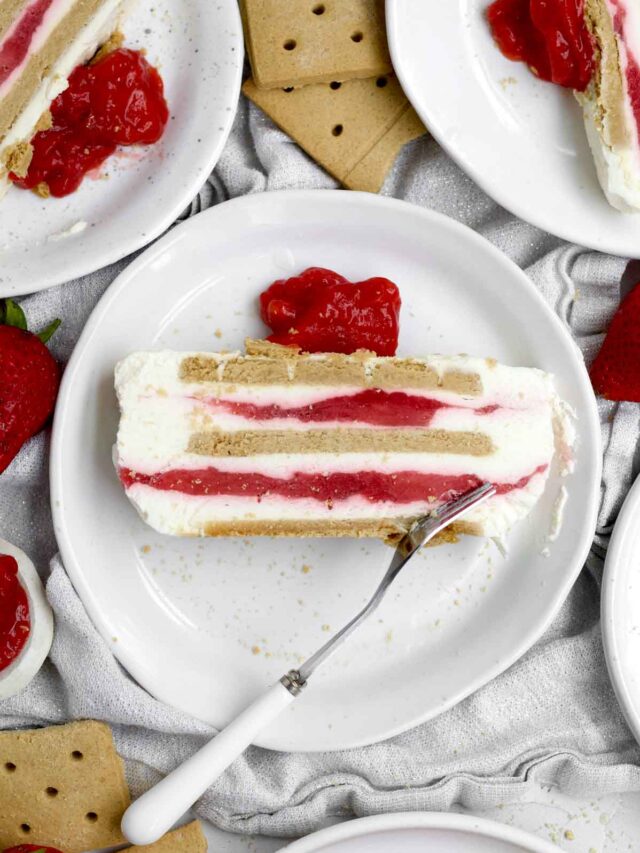Easy Strawberry Cream Cheese Icebox Cake