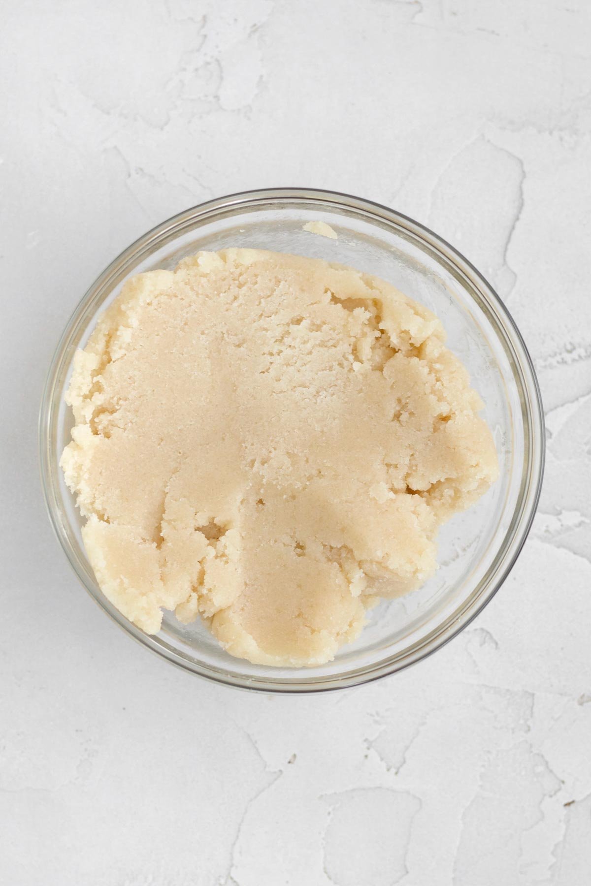 Butter, granulated sugar and light brown sugar creamed smooth.