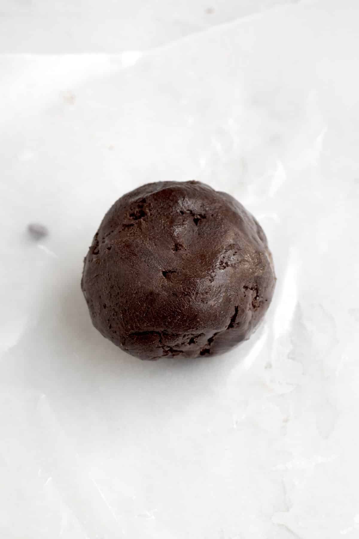 A smooth stuffed ball.