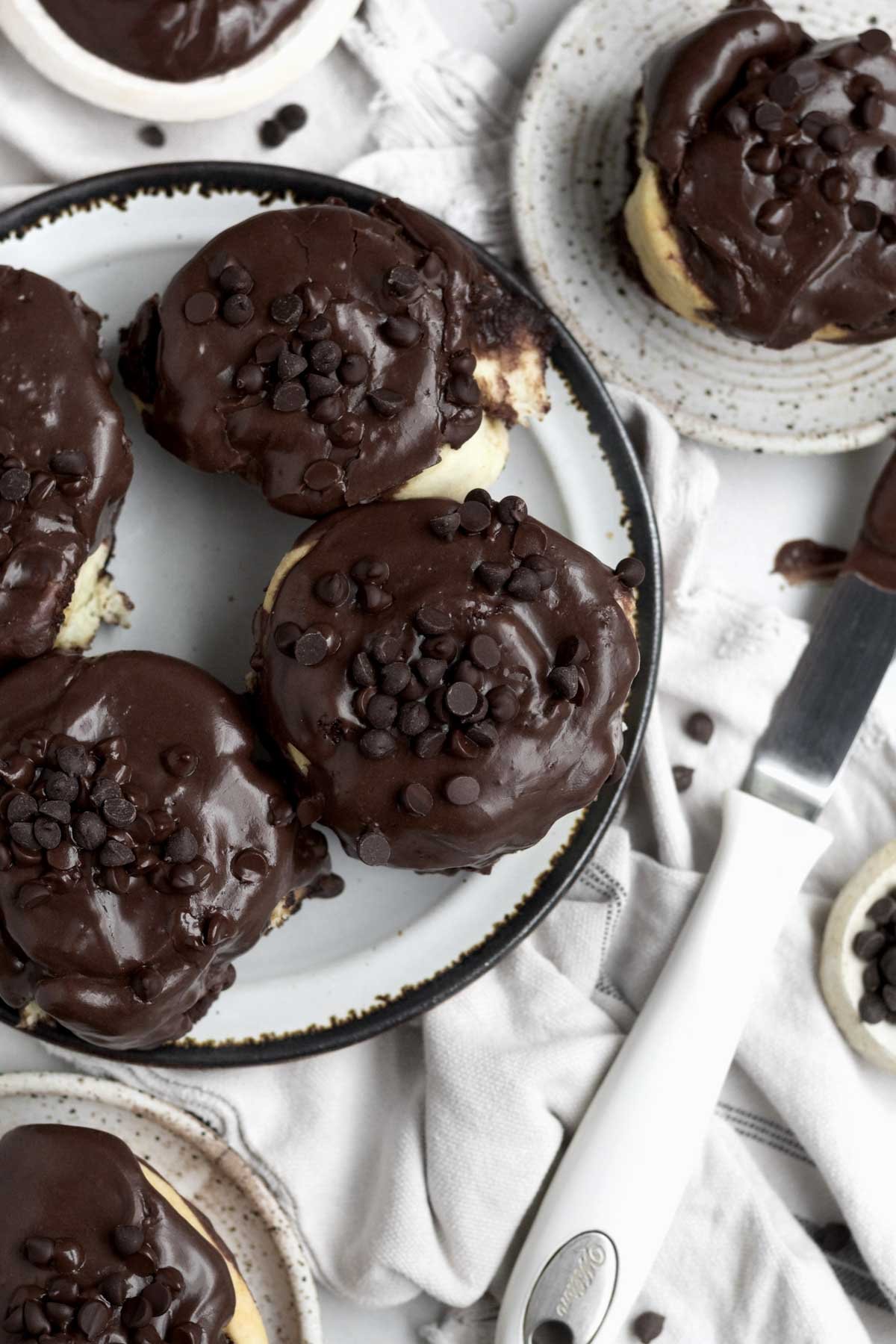 Delicious Chocolate Cinnamon Rolls await your tastebuds.
