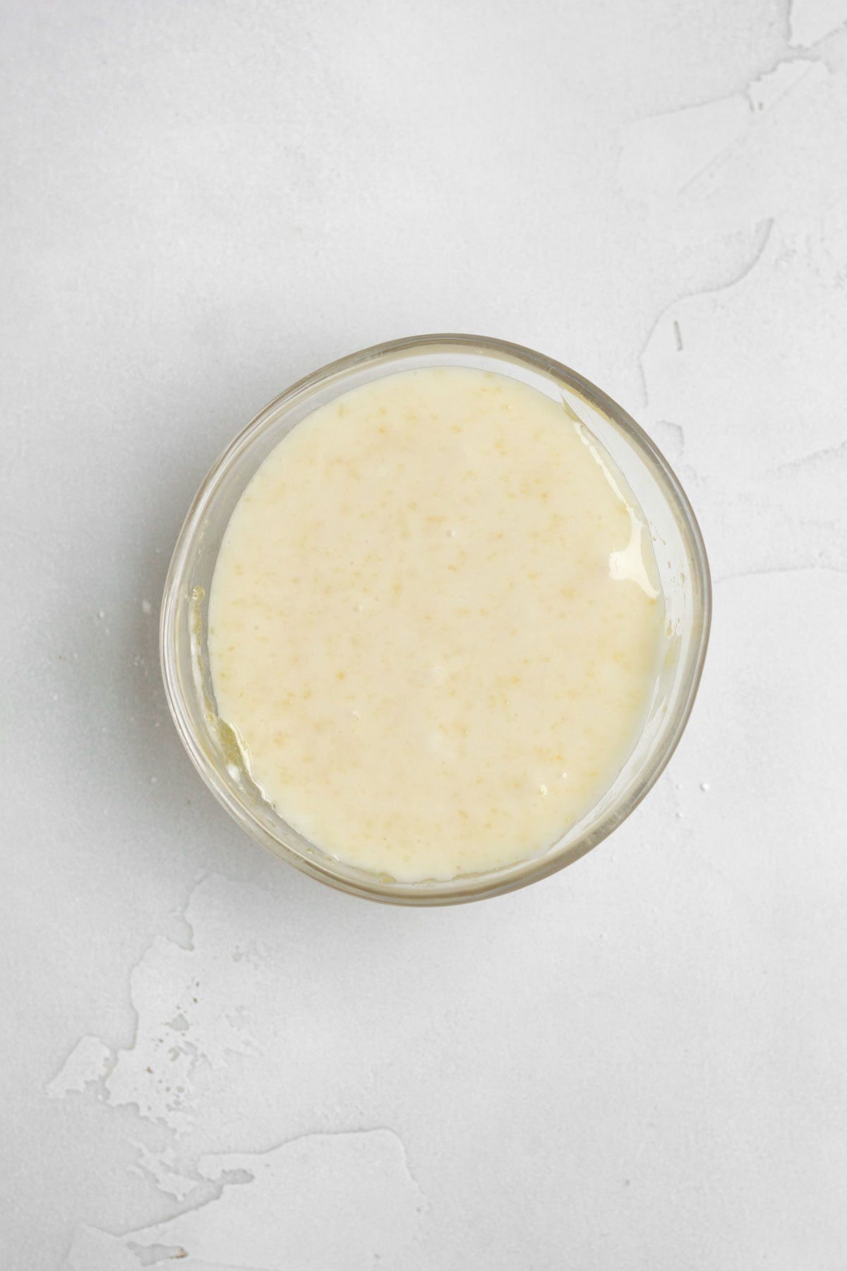 A sugary glaze made with the strained peached.